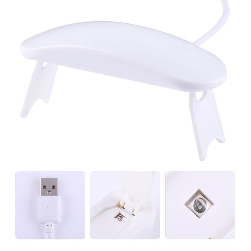 Nail UV LED Phototherapy Lamp - White USB