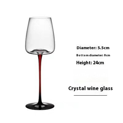 Red Wine Glass Set with Multiple Sizes and Styles - Elegant Home Barware