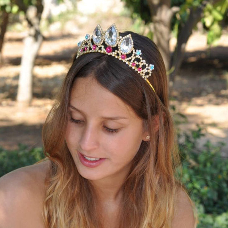 Rhinestone Wedding Crown Headband