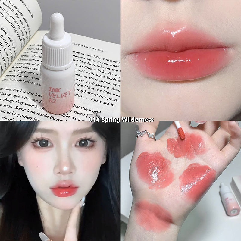 Moisturizing Lip Lacquer Set - Full Lips Non-Fading Color 3.5g