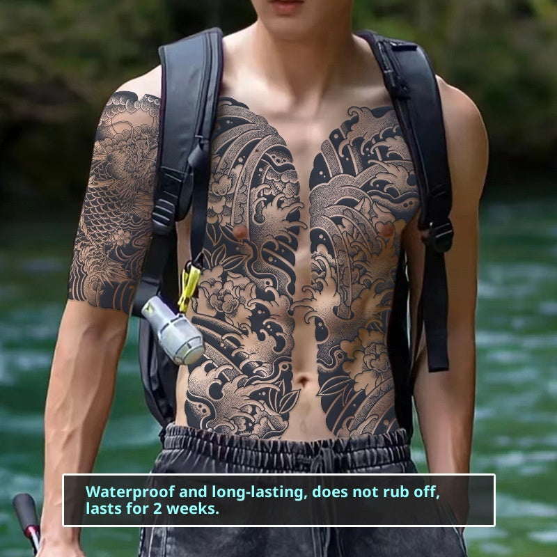 Temporary Tattoo Sticker - Water Transfer, Multiple Patterns