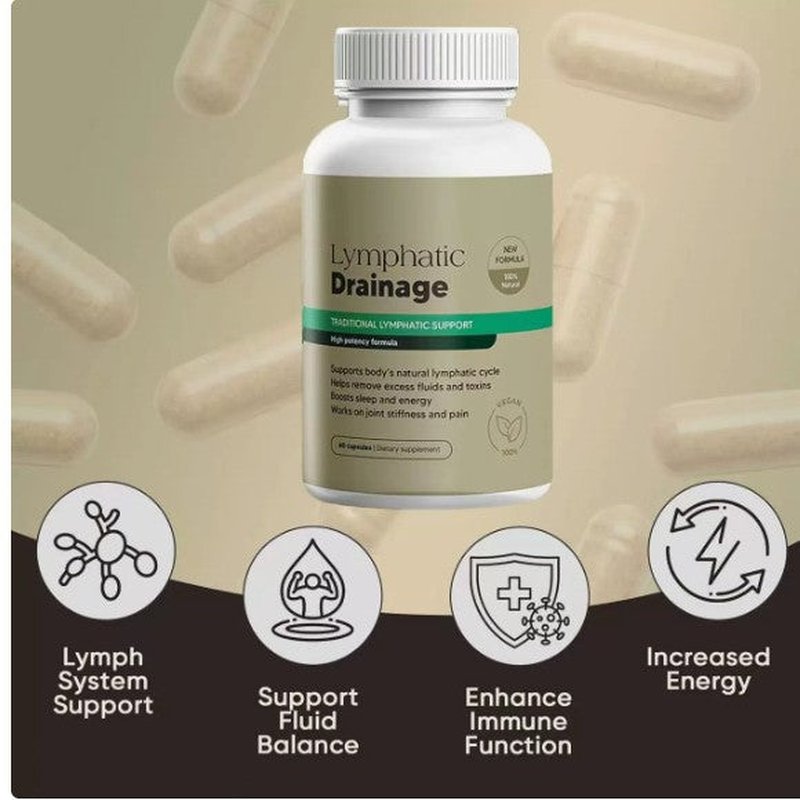 Lymphatic Drainage Capsules 60 Count
