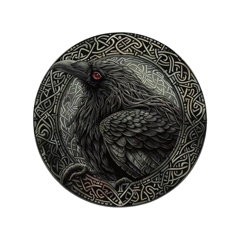 Round Aluminum Wall Decor Pendant - Multiple Styles & Sizes