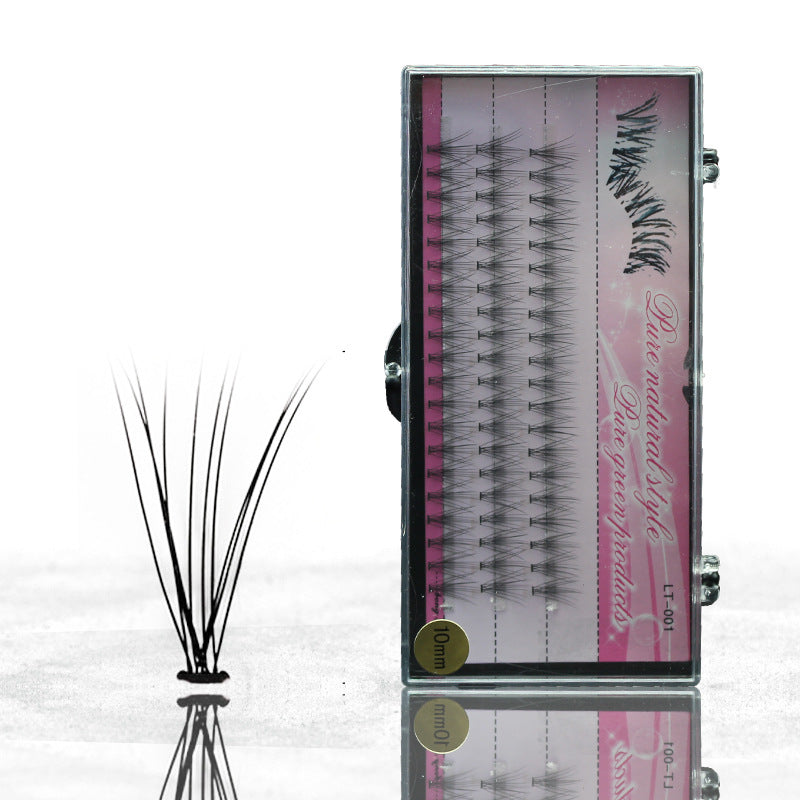 Natural Fiber False Eyelashes - Soft & Lightweight Makeup Accessories