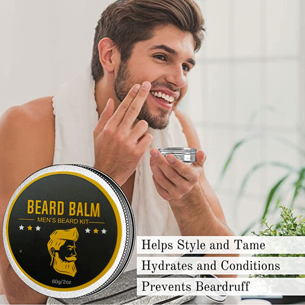 Beard Balsam Set - Long-lasting Facial Hair Care Two-Piece