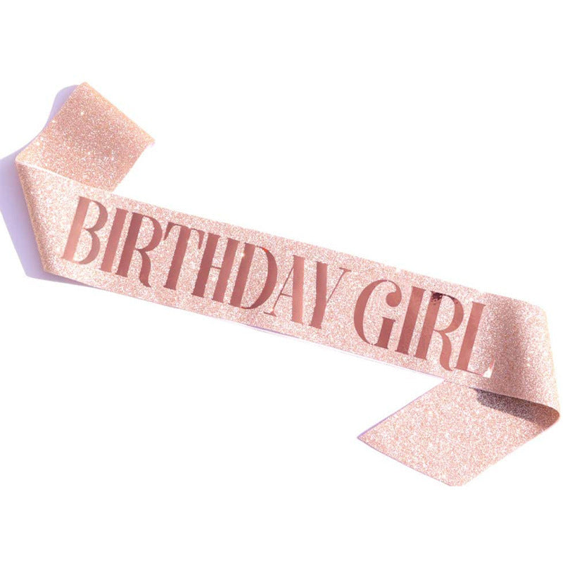 Party Crown Belt Set for Birthday Celebration - Multiple Styles