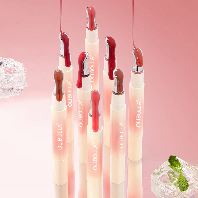 Water Light Lip Lacquer Long-Lasting Moisturizing Lipstick - Easy Color