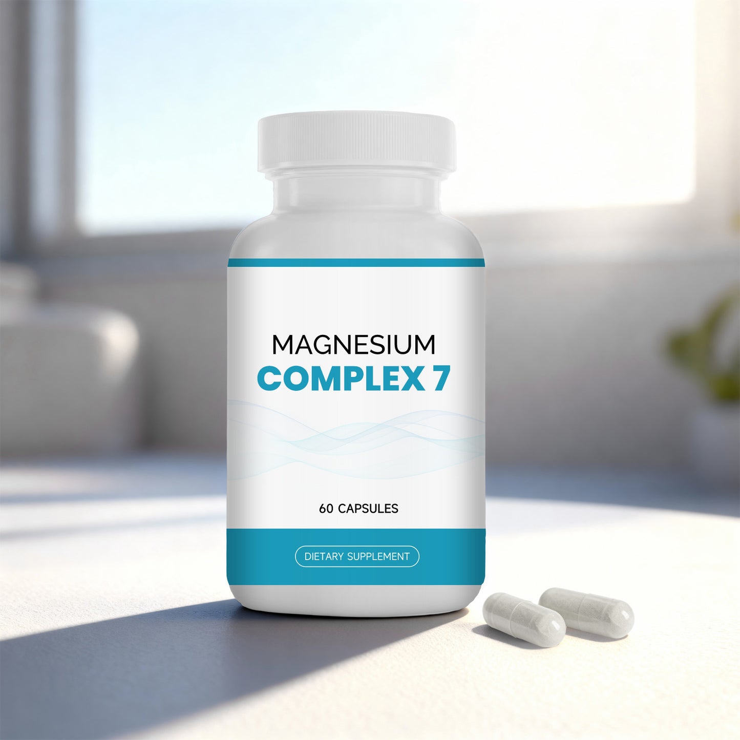 Magnesium Supplement 60 Capsules for Health & Well-Being
