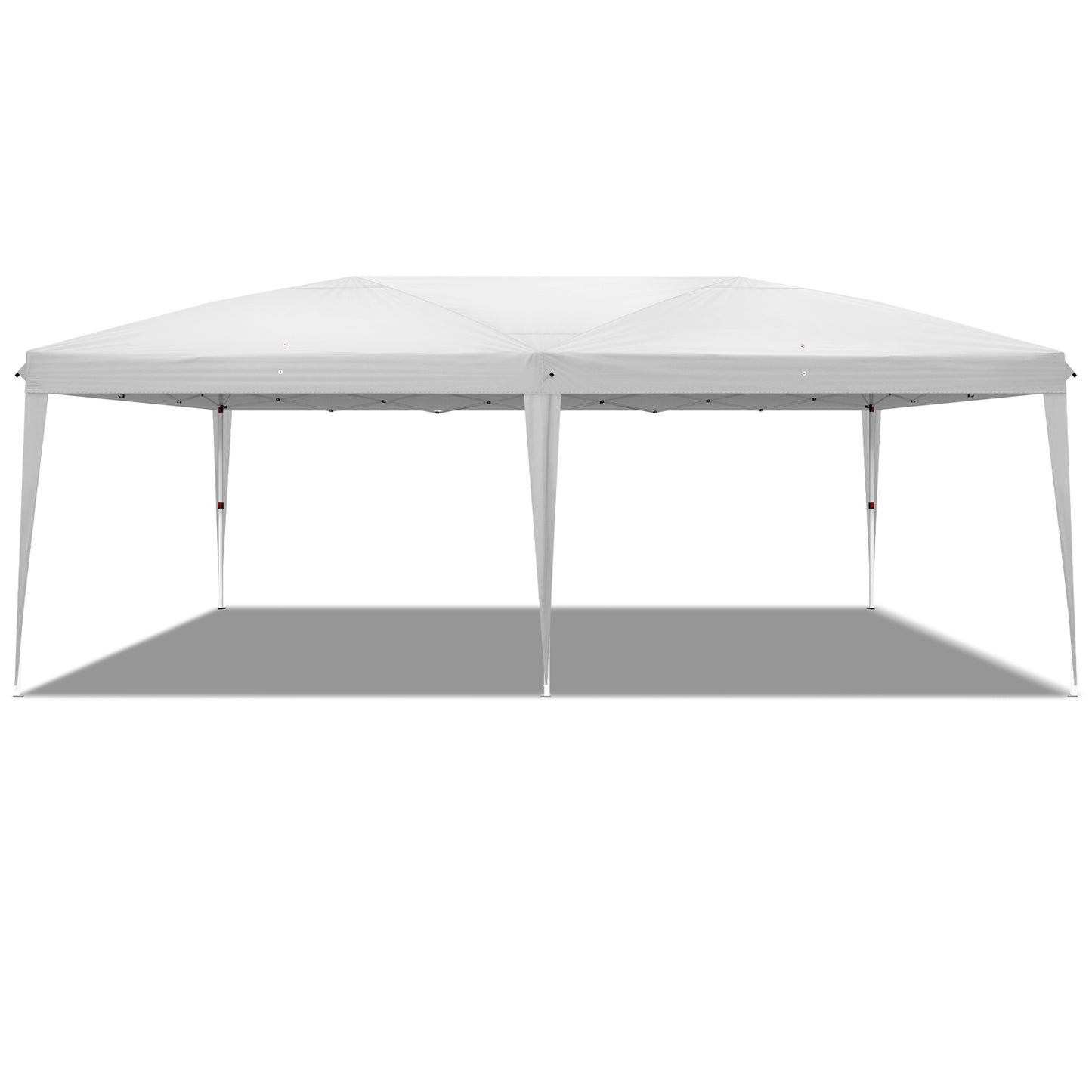 20x10ft White Waterproof Folding Tent with 2 Windows