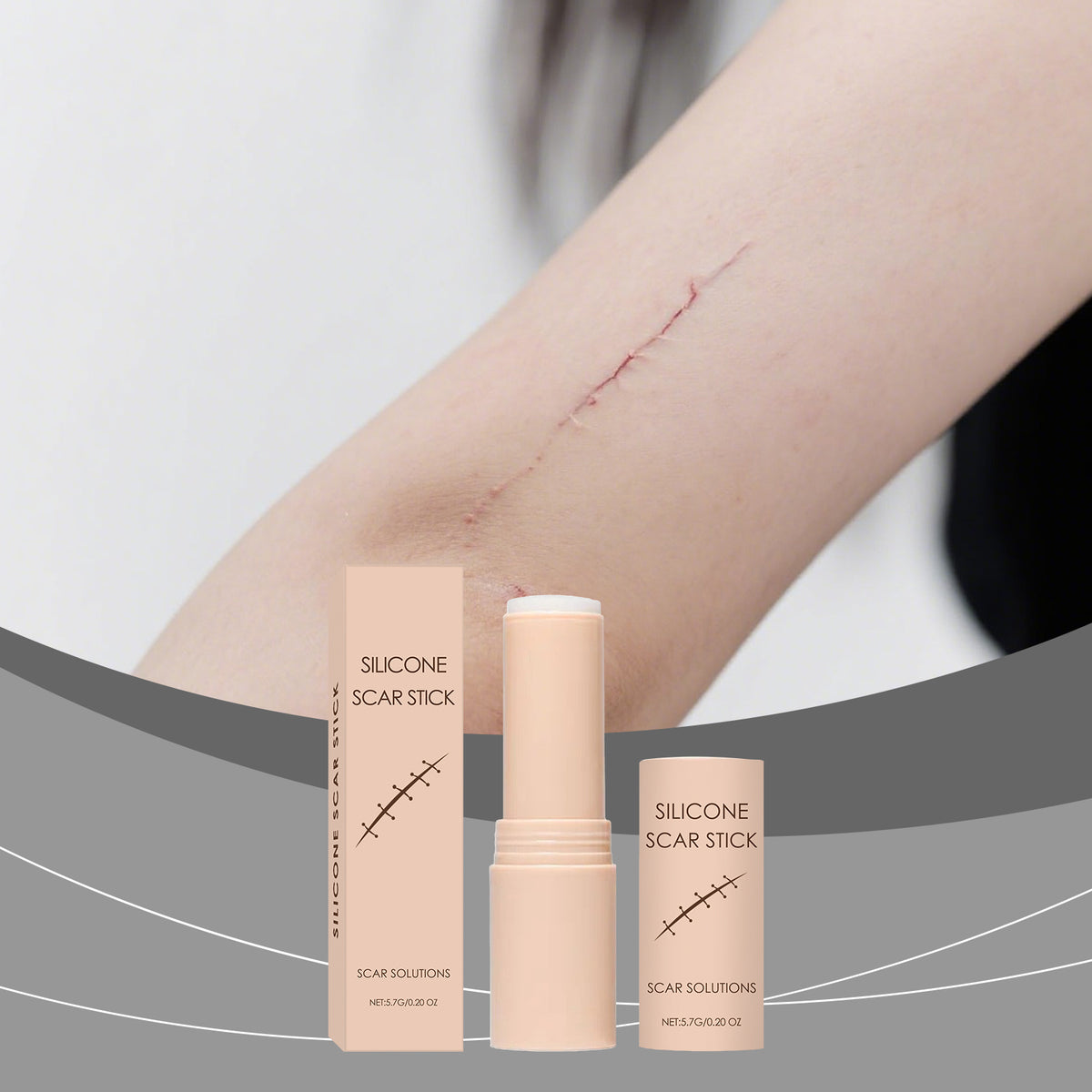 Scar Gentle Care Stick - Body Care 5.7g for Skin Healing & Scar Reduction