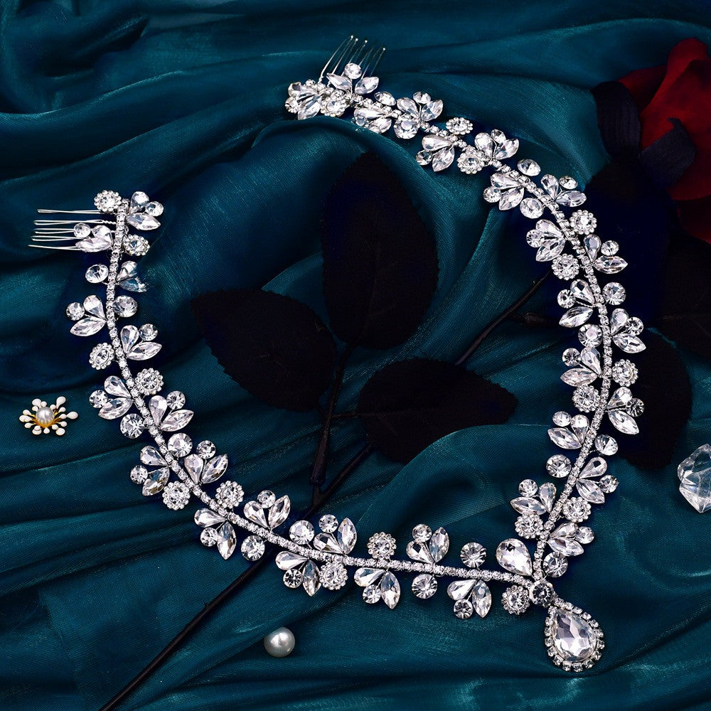 Zircon Head Chain Bridal Headband