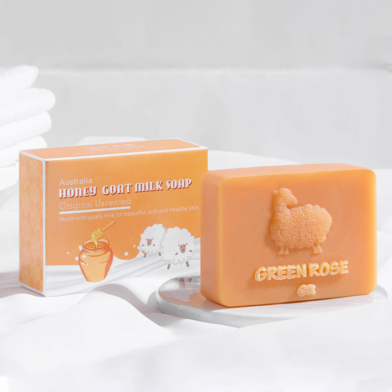 Handmade Goat Milk Soap Moisturizing Cleansing Light Black - Natural Skin Care