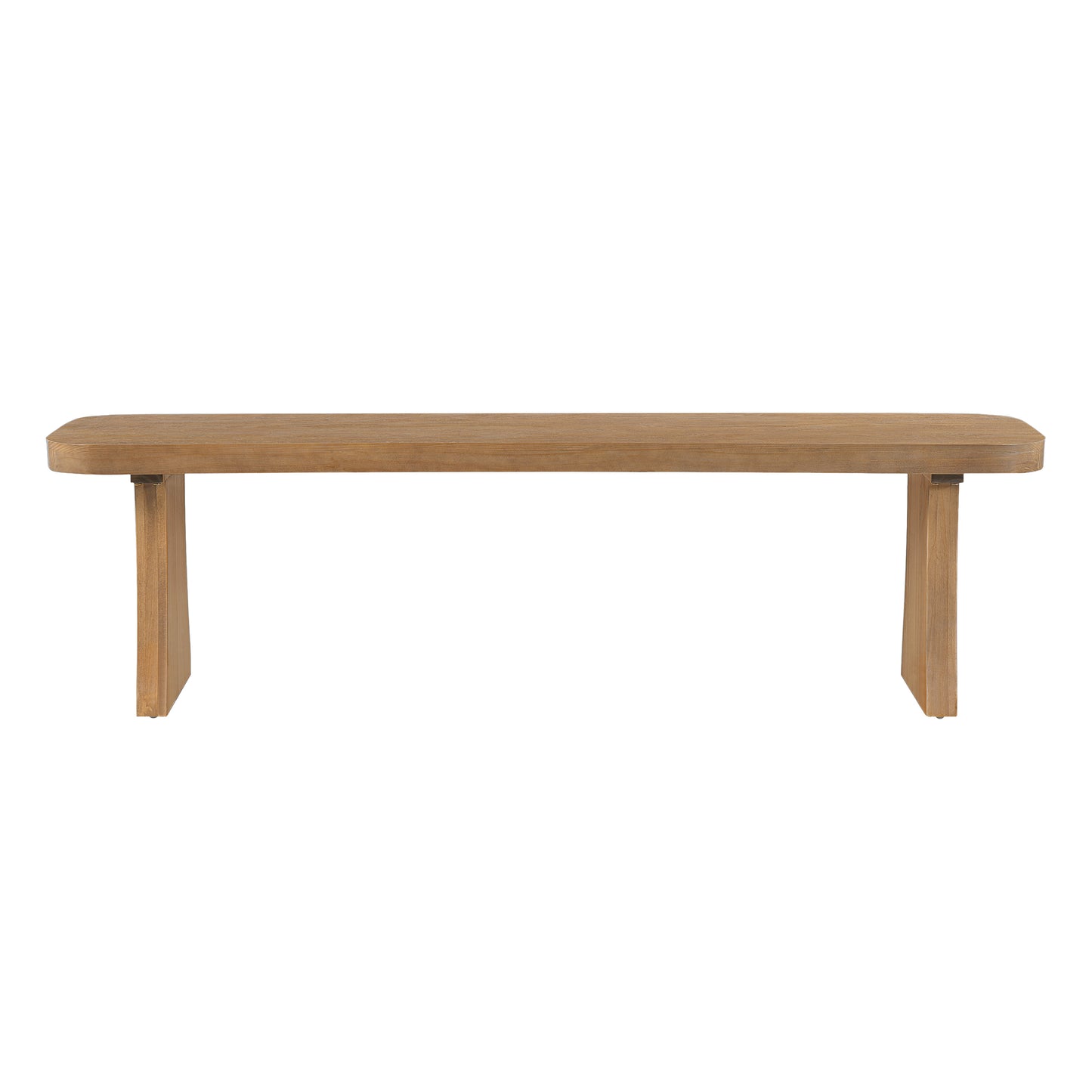 Solid Pine Indoor Dining Bench - 62.9"L, 350lbs Capacity