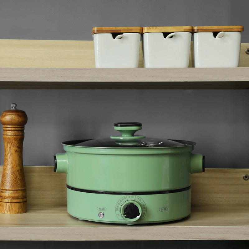 Multifunctional Electric Hot Pot Cooker for Dorms and Small Kitchens