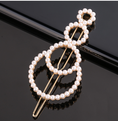 Women's Geometric Frog Buckle Hair Clip Crown Style Hairpin