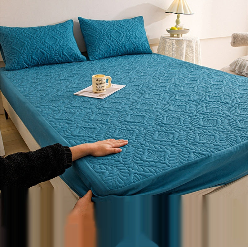 Waterproof Mattress Protector - Quilted, Bed Size Options, Multiple Designs