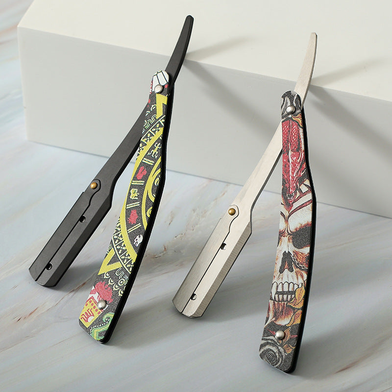 Manual Shaver for Skin Care - Clown Skull Design, Multiple Variants