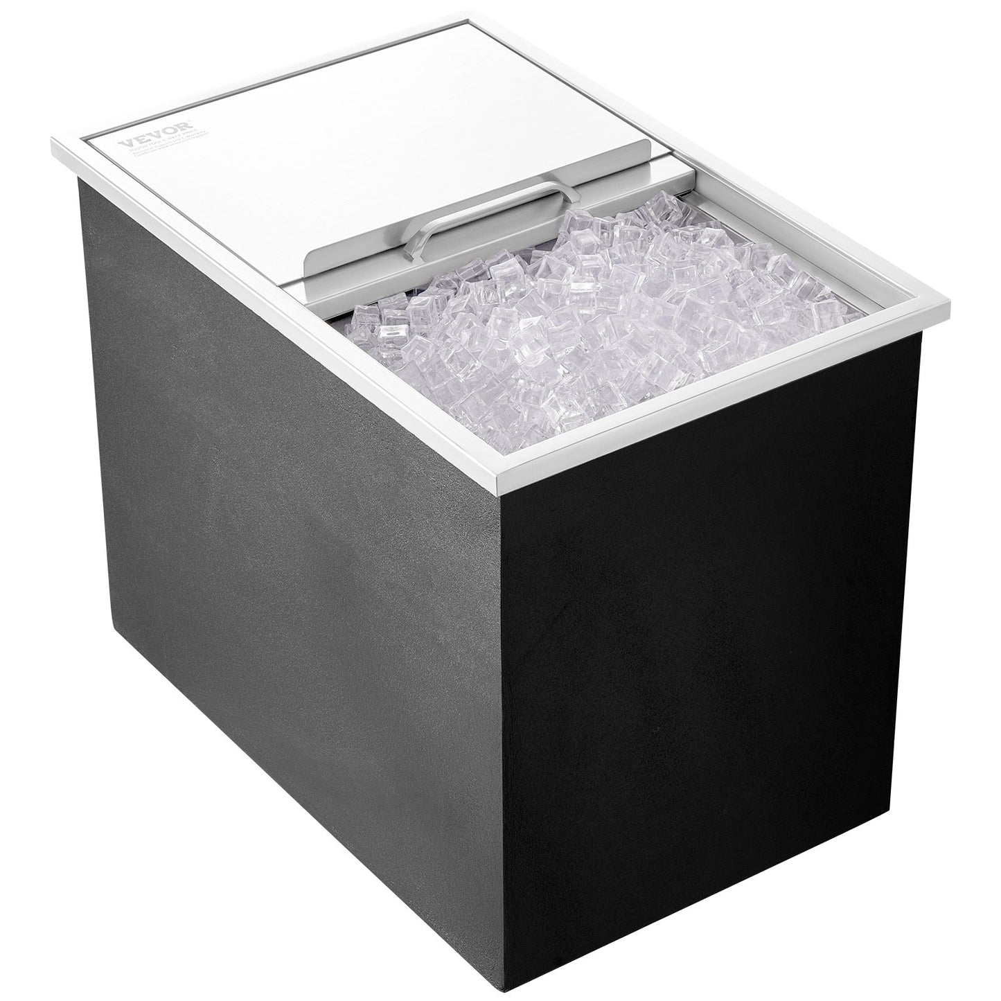 Stainless Steel Drop-In Ice Chest - 40.9 Qt Outdoor Cooler