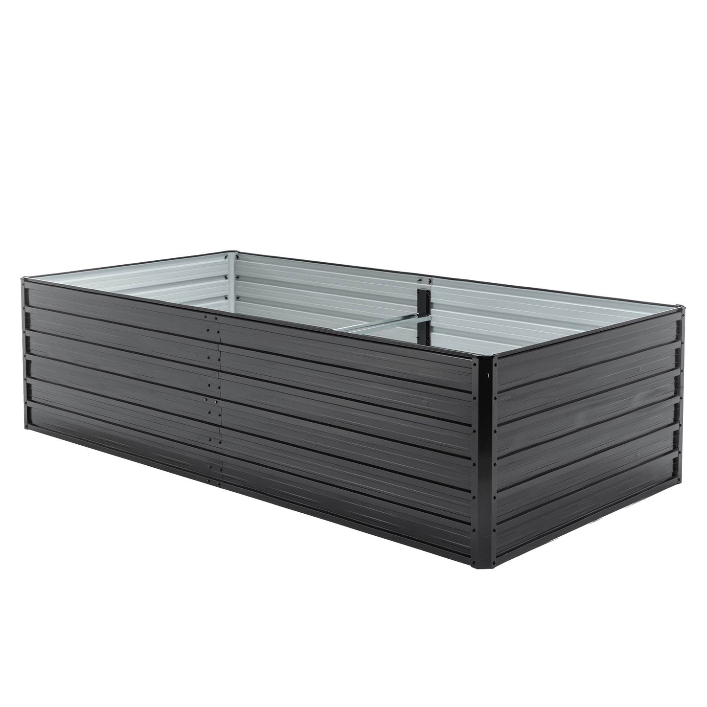 Galvanized Raised Garden Bed Kit for Vegetables Herbs and Fruits - Outdoor Planter