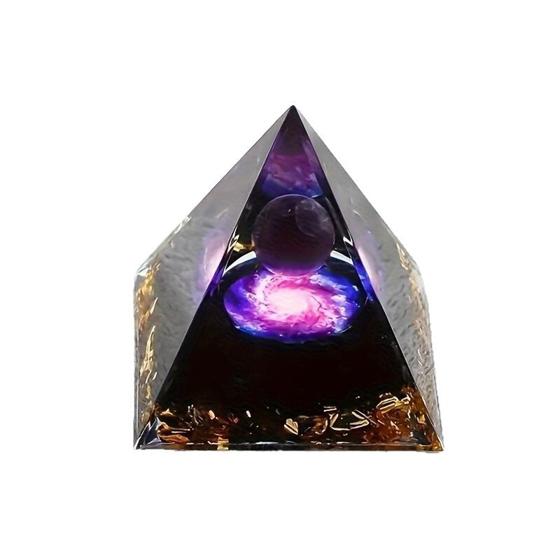 Crystal Pyramid Home Decor Ornament - Cosmic Modern Minimalist 5cm
