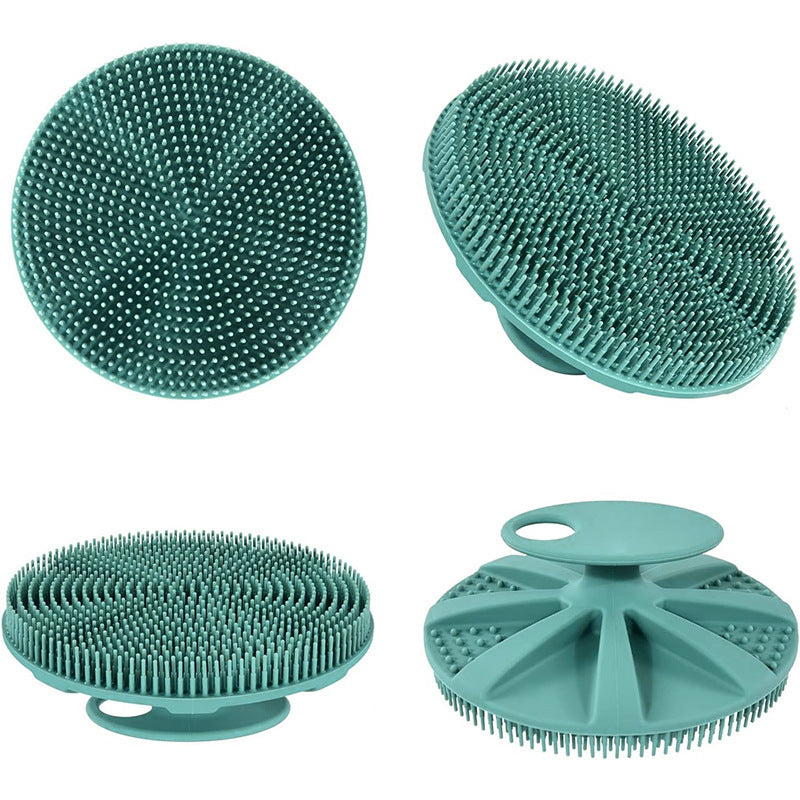 Silicone Facial & Shampoo Cleansing Brush - Deep Exfoliating Bath Tool