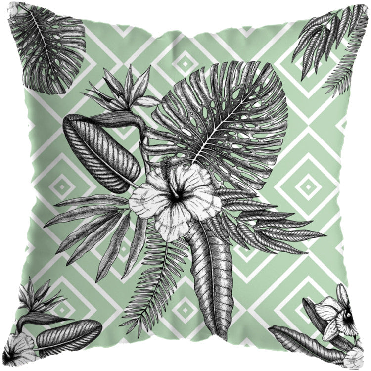 Tropical Plant Cushion Cover for Sofa Living Room Home Decor 45x45cm