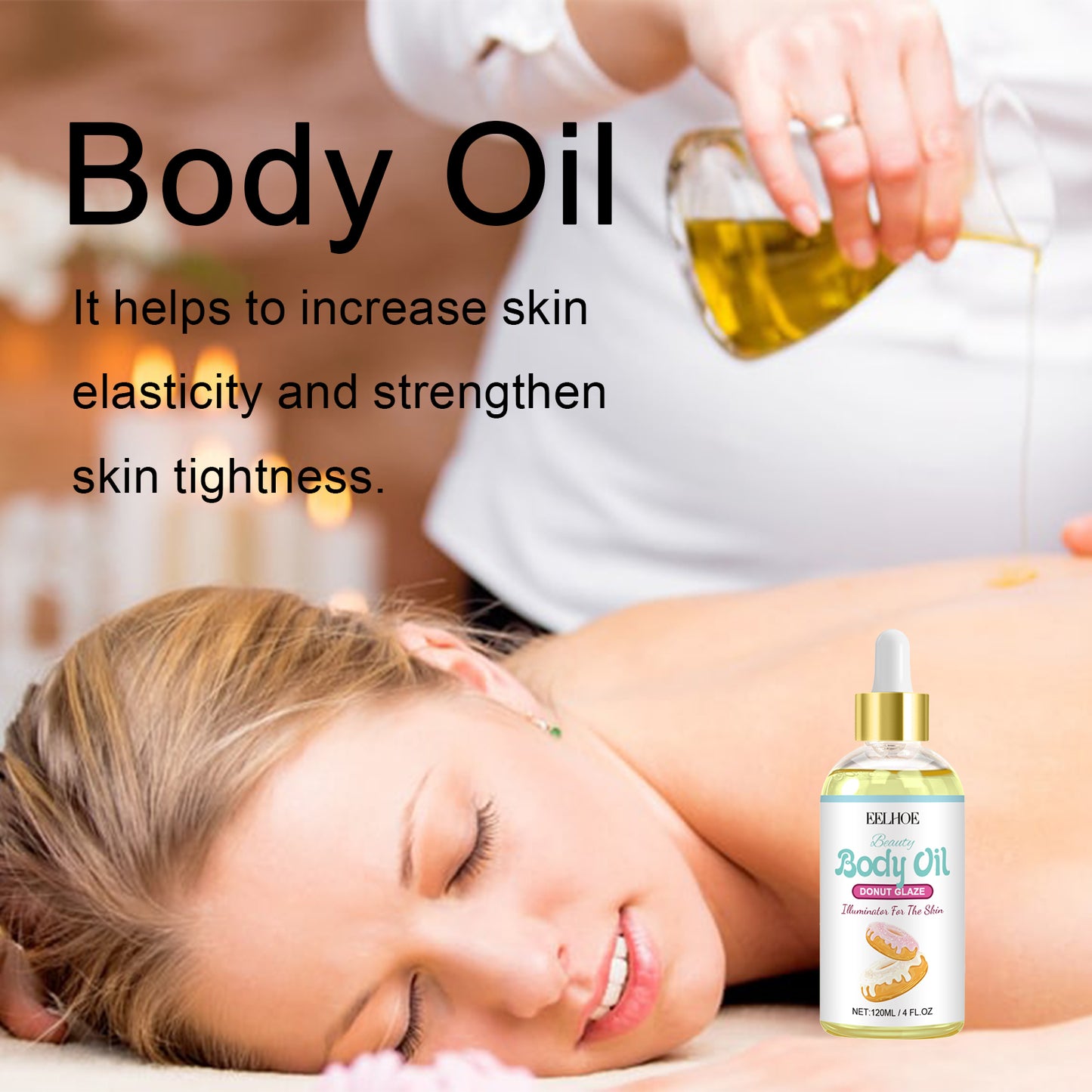 Moisturizing Body Oil for Skin Firming and Muscle Relaxation - 120ml
