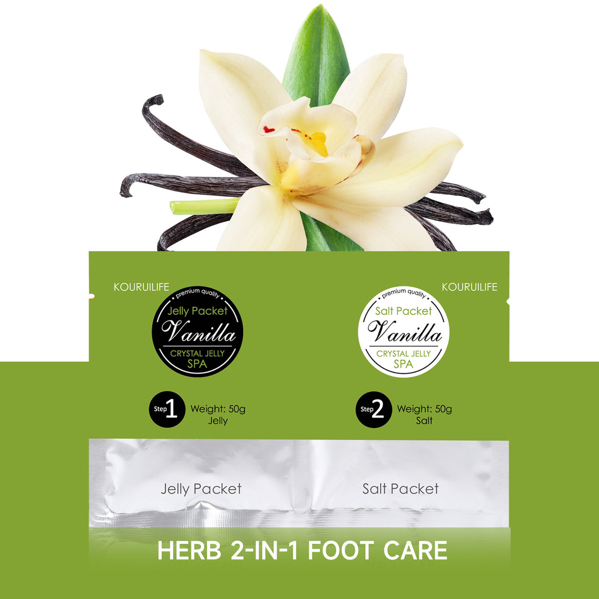 Lavender Crystal Bath Salt and Foot Soak Set - All Variants Included