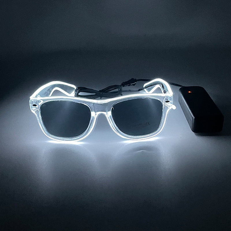 LED Goggles Nightclub Dance Party Props - Colorful Light-up Costume Accessories
