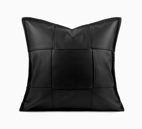 High-Quality Leather Lumbar & Throw Pillows - Modern Home Decor