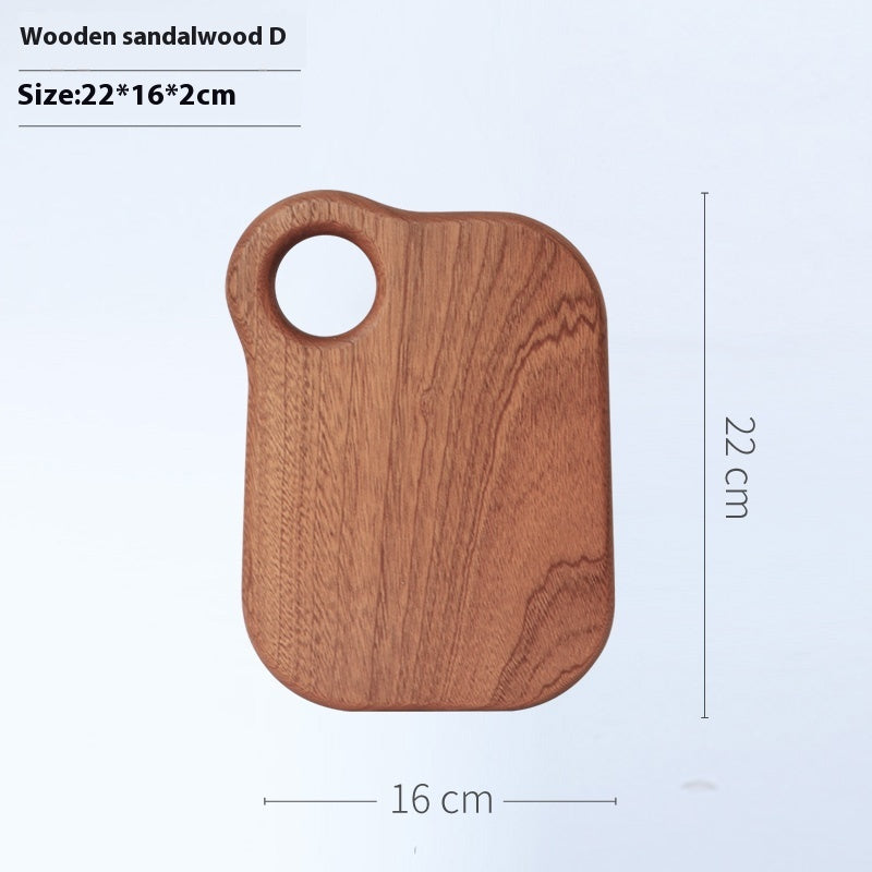 Wooden Vegetable Cutting Board with Handle - Kitchen Food Prep Board