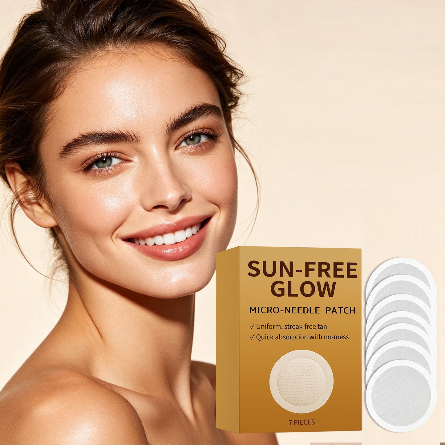 Tanning Care Microneedle Patch 10g Body Skin Treatment for Tanning