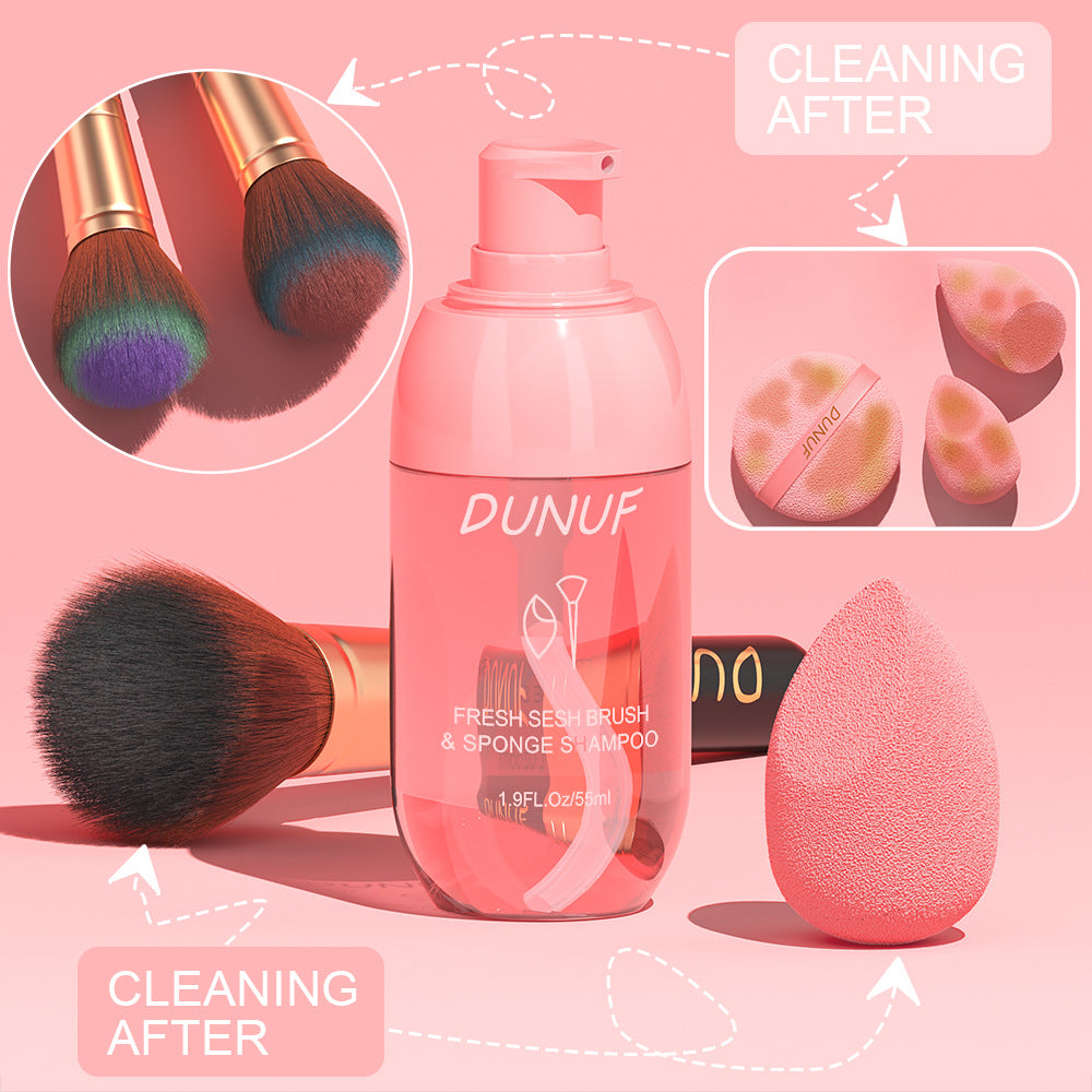 Portable Makeup Tools Cleaner 55ML for Cosmetic Brush & Sponge Cleaning