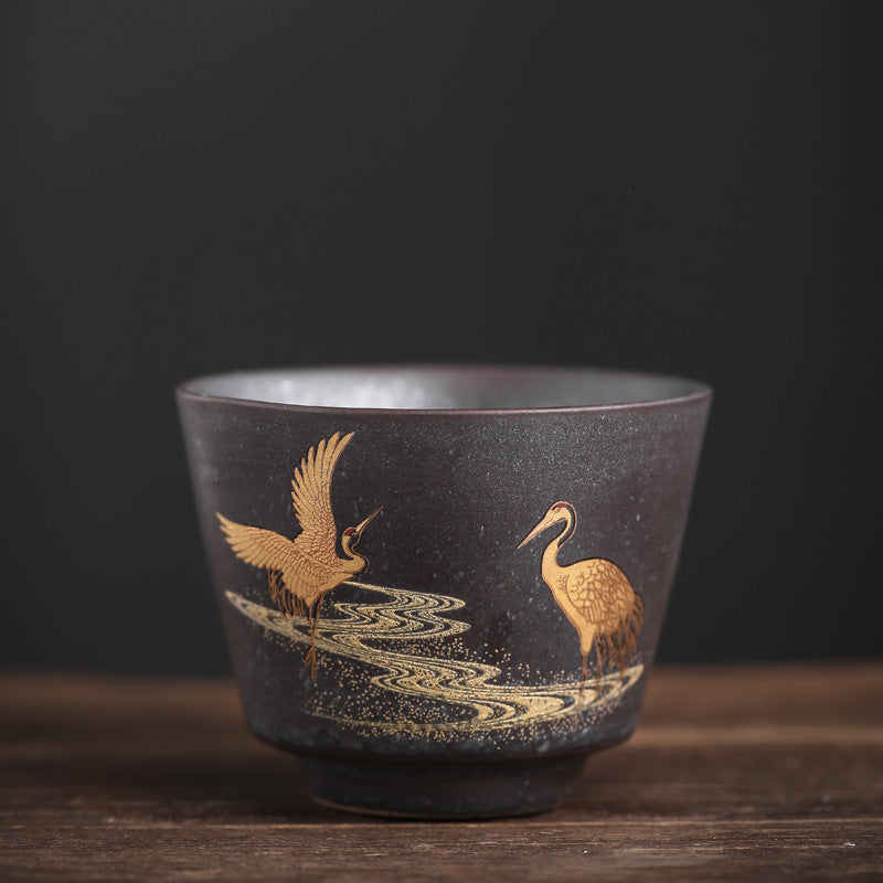 Japanese Style Handmade Ceramic Tea Cup Set - Multiple Styles