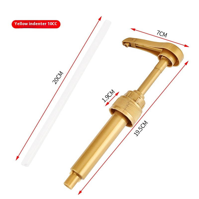 Universal Syrup Pressure Nozzle for Home & Garden - Yellow 5CC/10CC