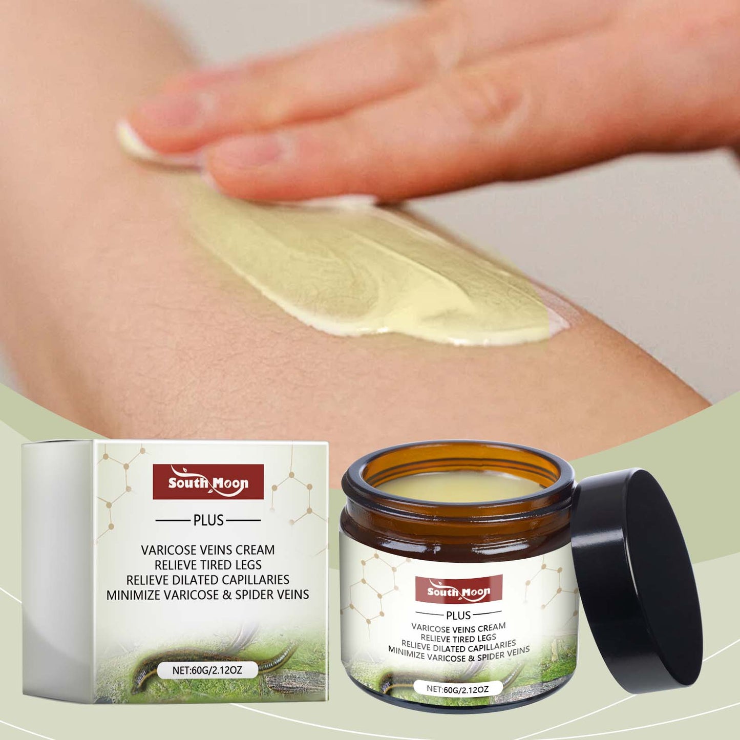 Leg Care Massage Cream - Soothing Relief for Varicose Veins