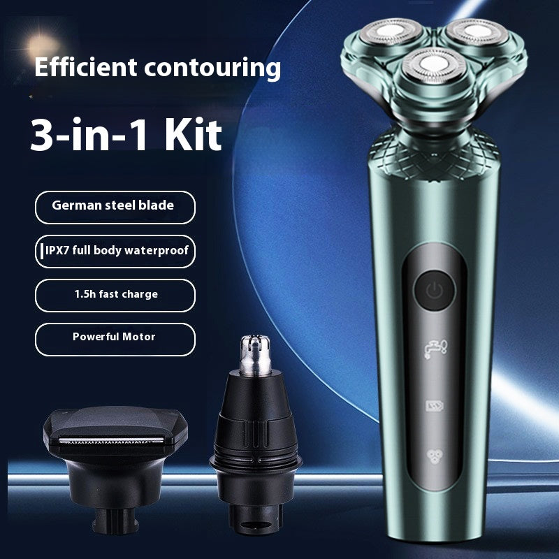 Multifunctional High-Power Electric Shaver for Face and Body - USB Rechargeable