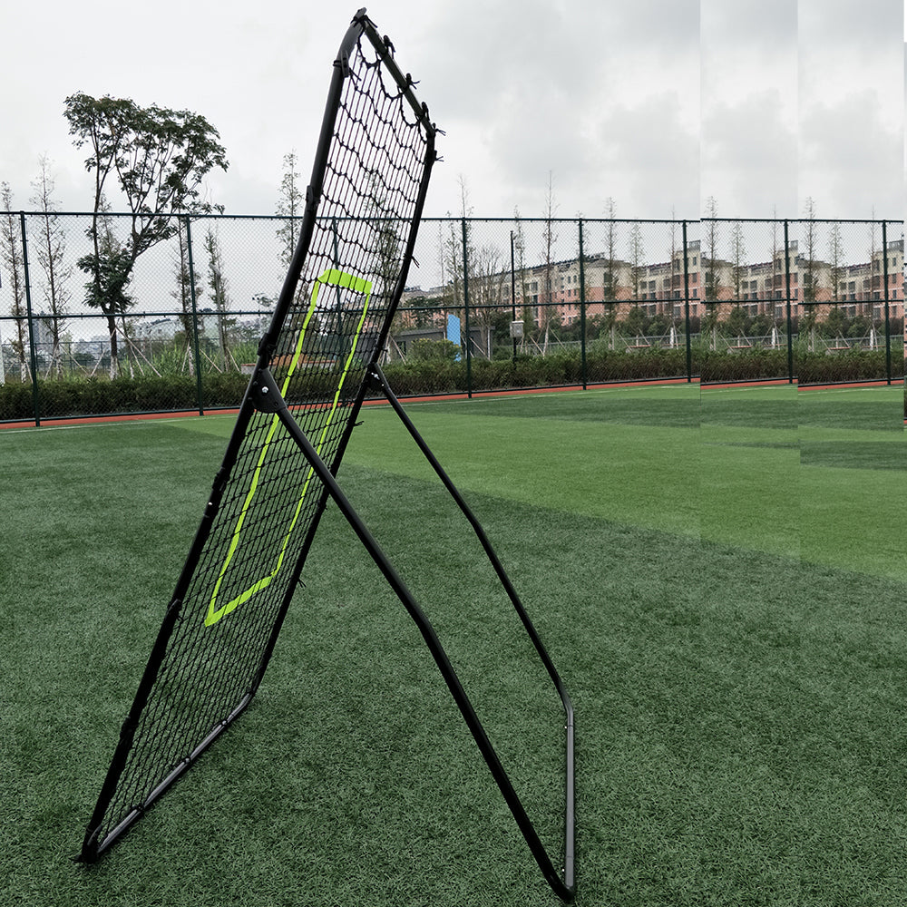 Adjustable Steel Pipe Rebound Soccer Goal - Black, 55.12" x 35.43"