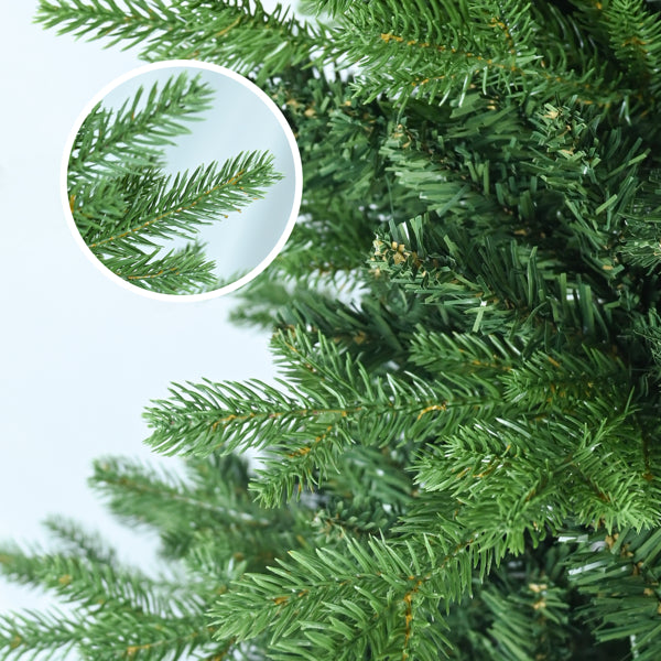4ft Artificial Green Christmas Tree - Hinged & Foldable