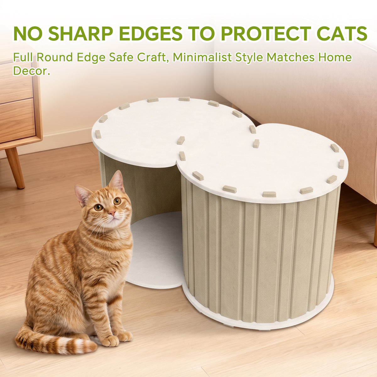 Tunnel Cat Den Self Pickup Pet Nest for Cats - Multiple Colors