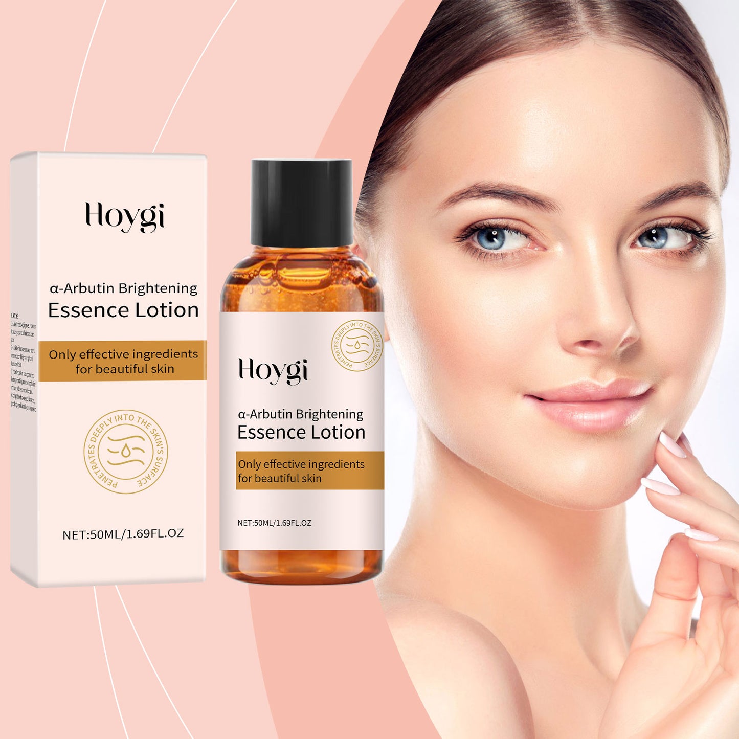 Arbutin Brightening Facial Essence Water - 50ml Moisturizing Formula