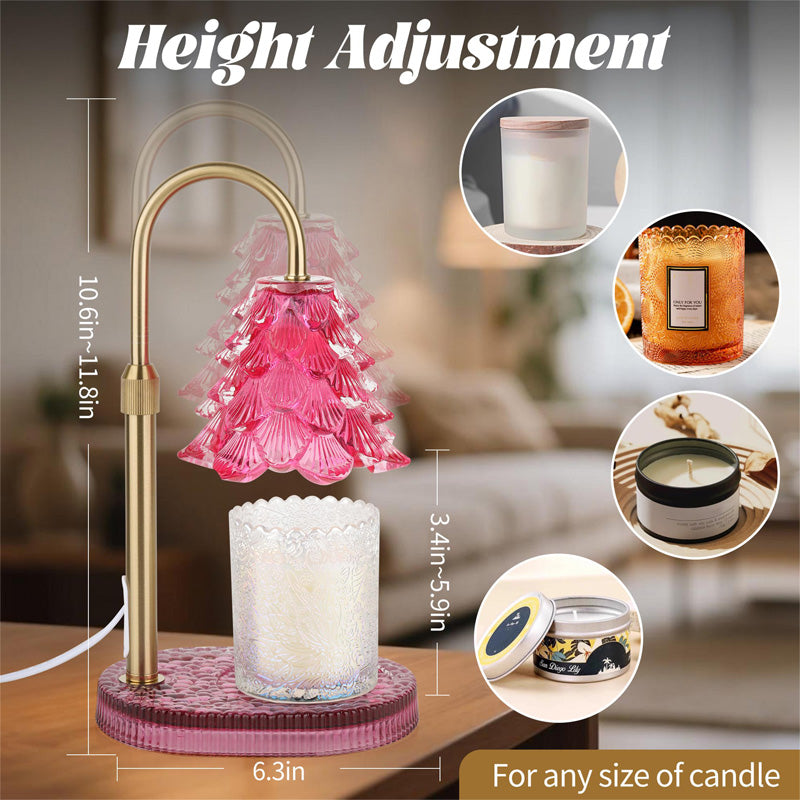 Candle Warmer Lamp with Timer & Dimmer - Adjustable Wax Melt Lamp