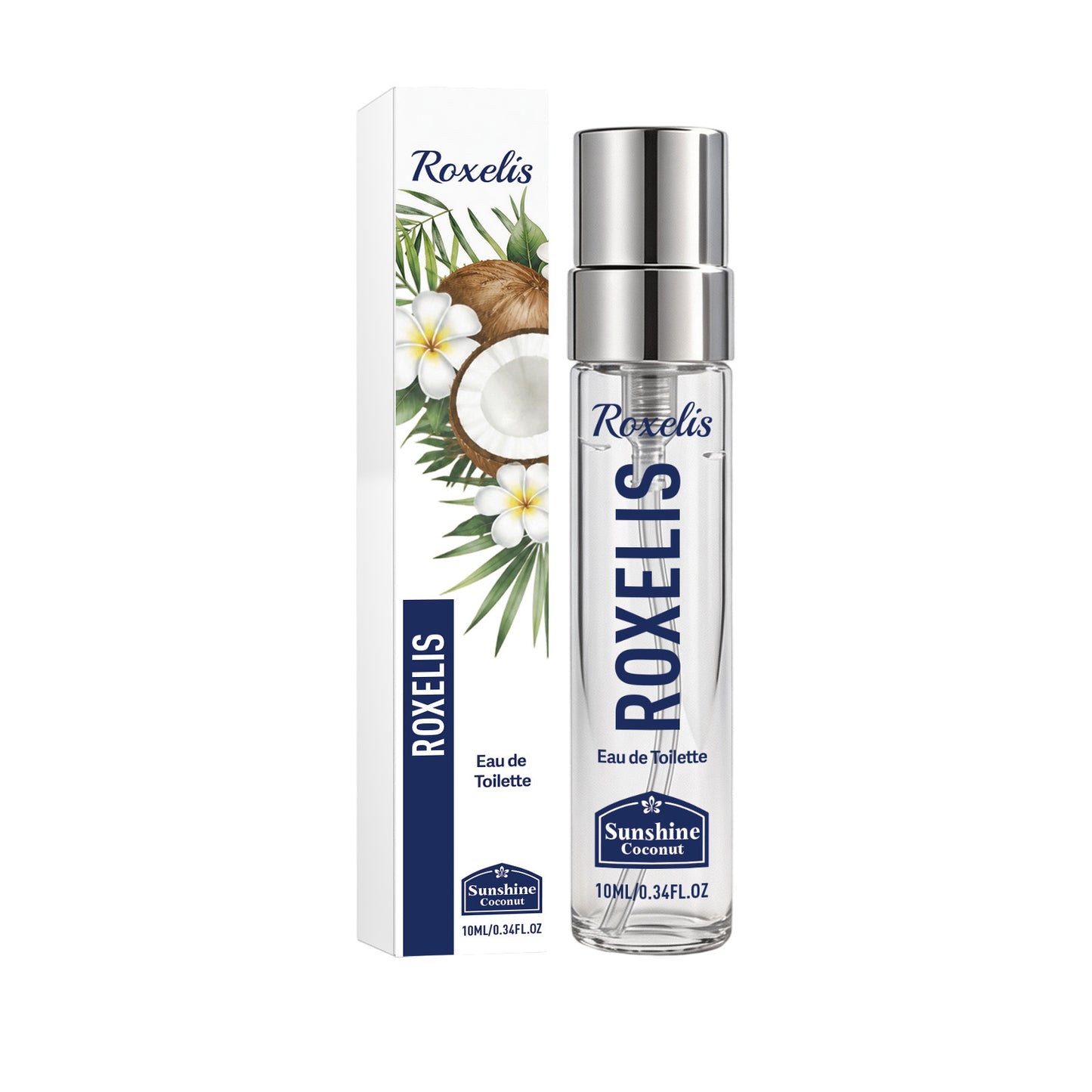 Sunshine Coconut Eau De Toilette Spray 10ML - Fresh Fragrance for Men & Women