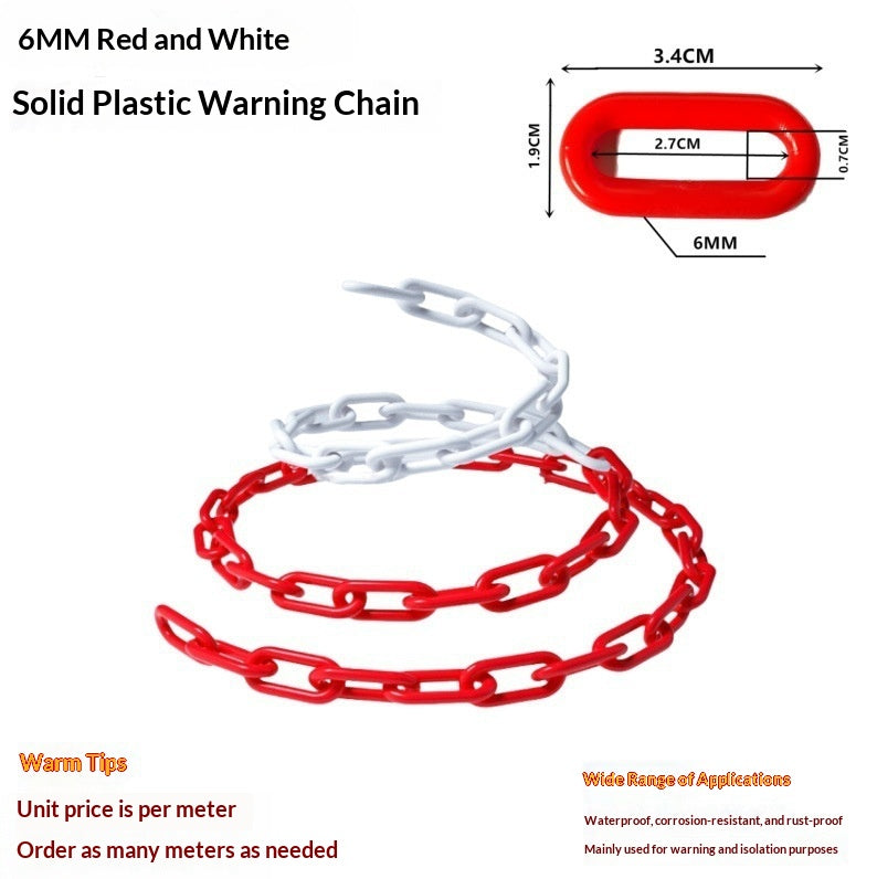 Retractable Traffic Cone Set with Lights & Chain for Road Safety