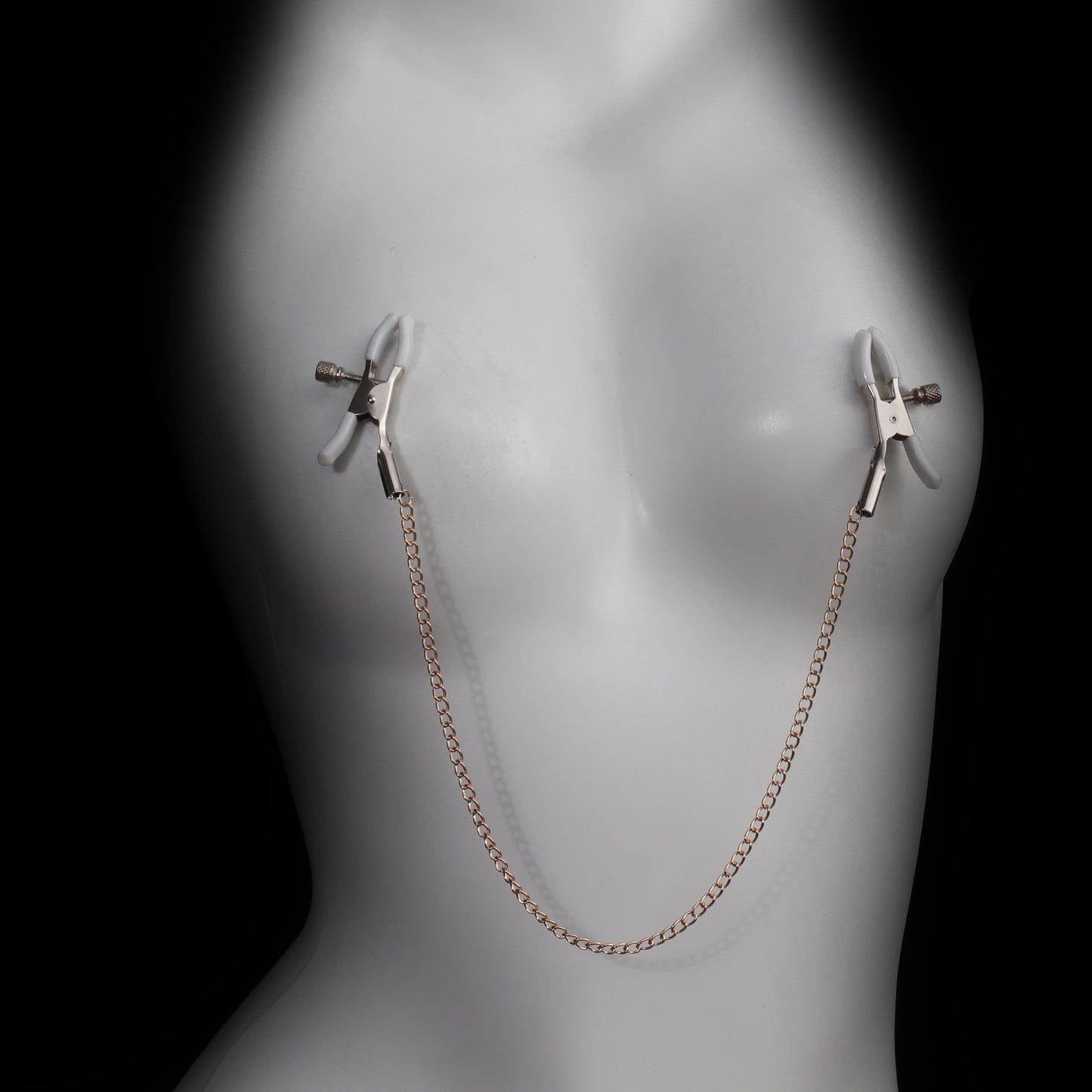 Minimalist Metal Body Chain for Women - Nipple Chain with Tassels for Parties & Nightclubs
