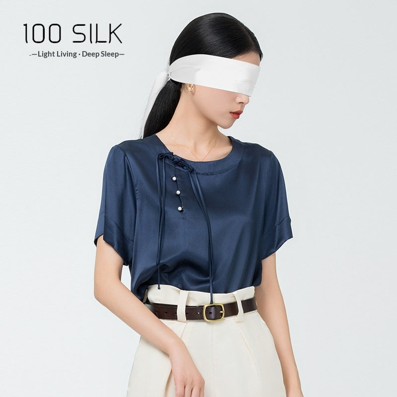 Elegant Silk Long Hairband Scarf for Women - Versatile Head Wrap