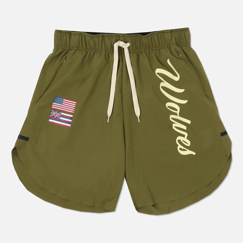 Men's Casual Running Shorts - Breathable Wicking Fabric