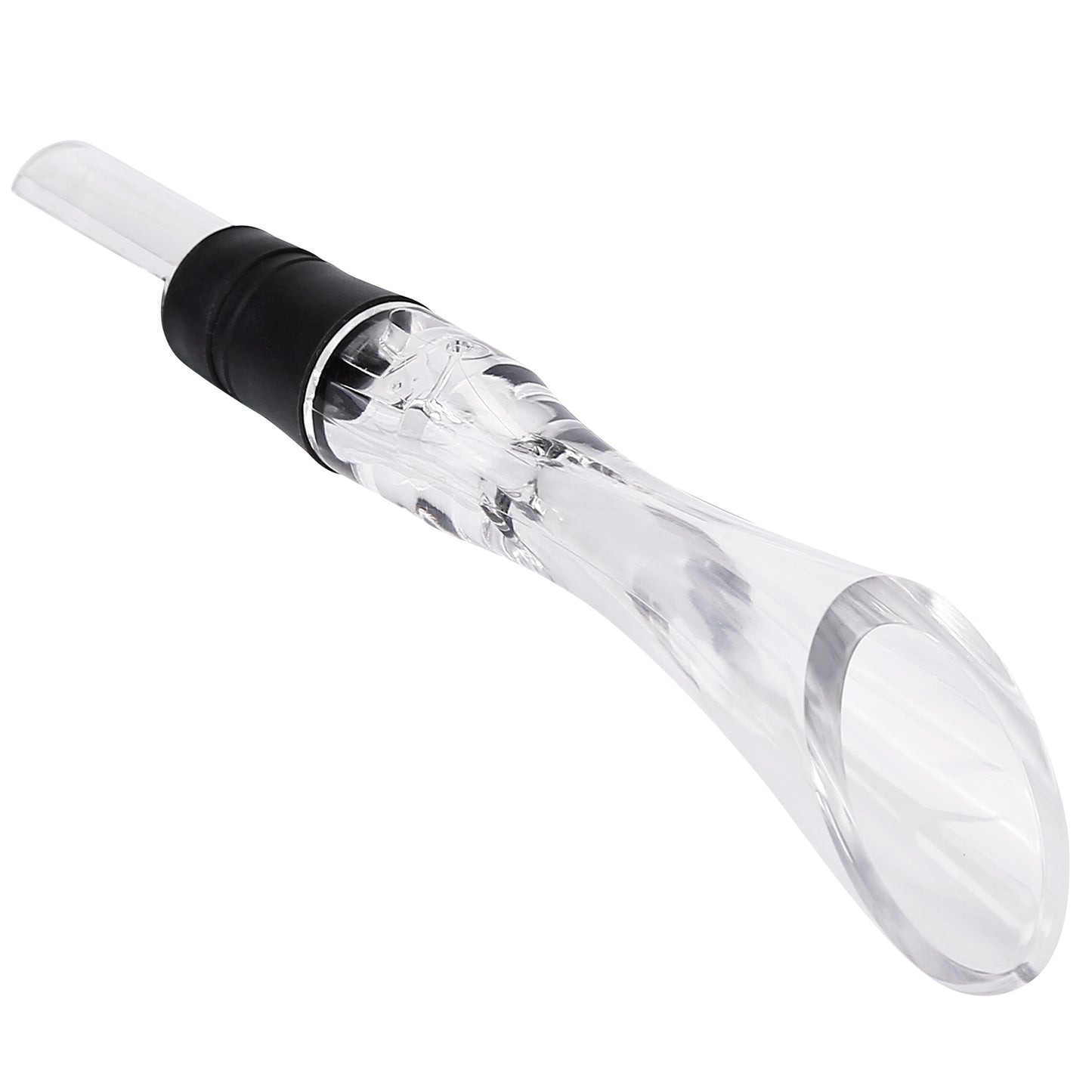 Wine Aerator Pourer with Drip Stopper - Clear