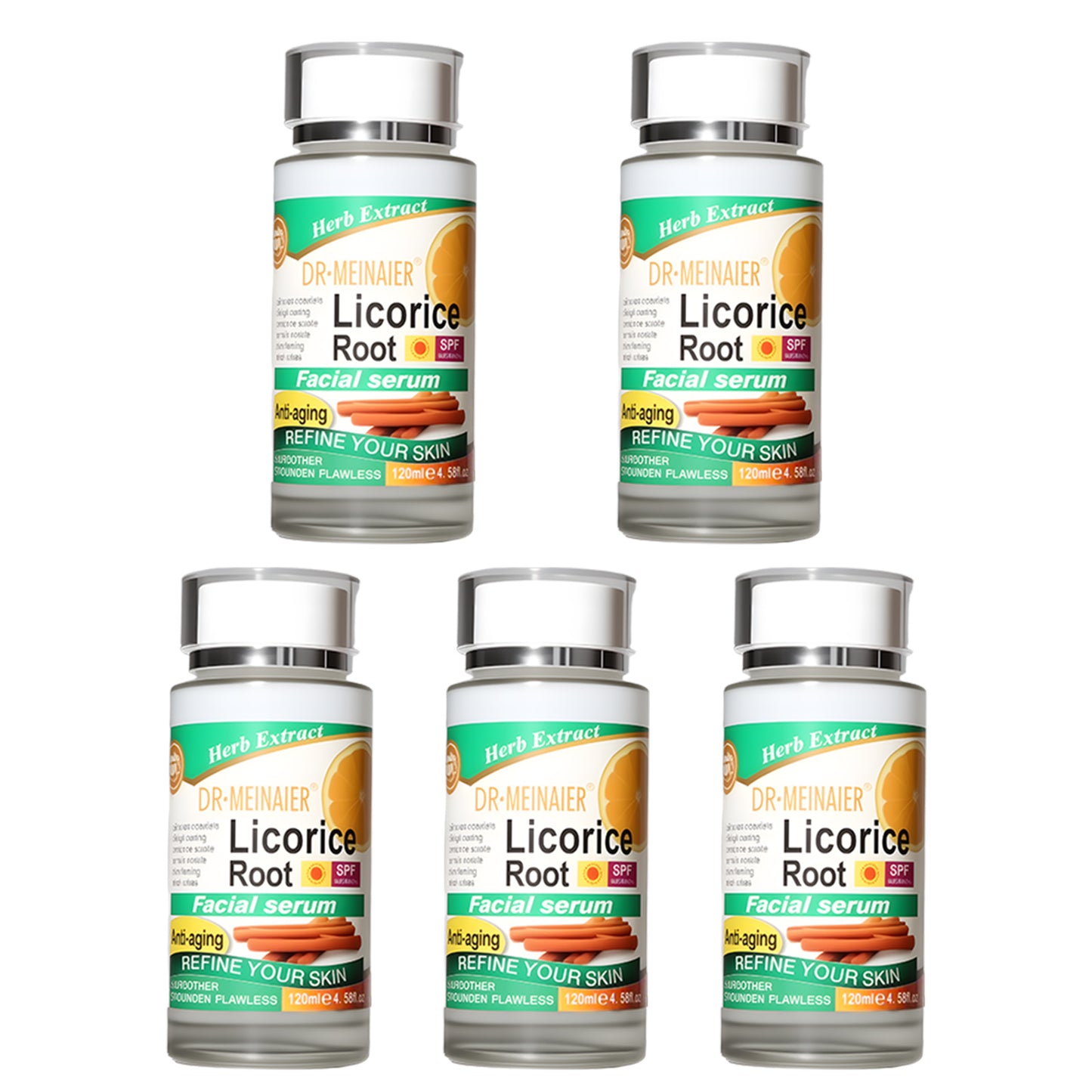 Licorice Root Anti-Aging Facial Serum with SPF 50 PA++ - 120ml