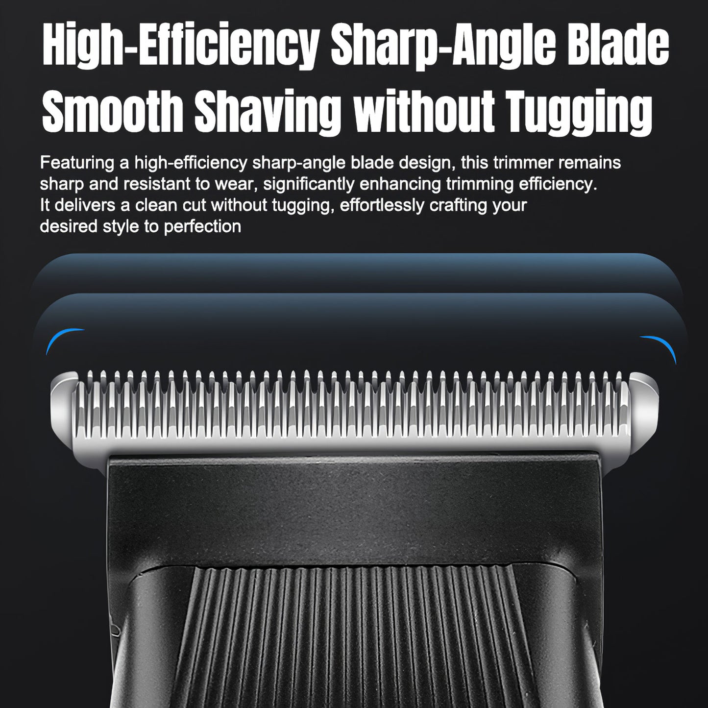 3-in-1 Rechargeable Beard Trimmer & Grooming Kit - Face, Nose & Ear Hair